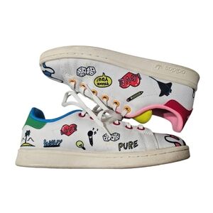 Adidas Aaron Kai X Stan Smith Primeblue Big Kid 'Doodles' Sneakers Size 5